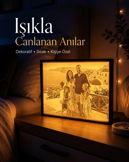 Kişiye Özel Işıklı Anı Tablosu - LUMI
